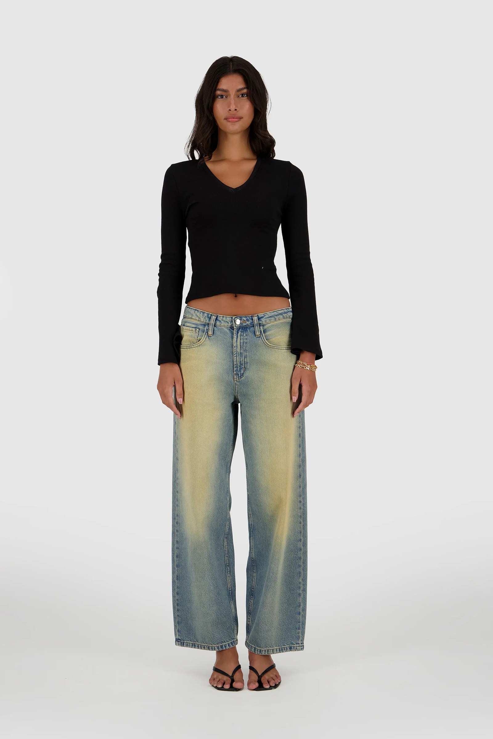 Baggy Jeans -Faded Dirty Wash