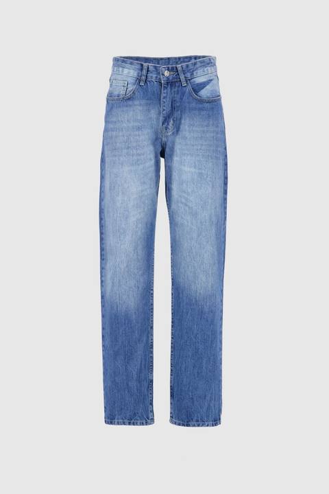 Straight Leg Jeans Blue