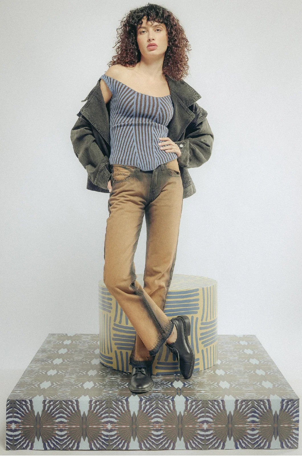 Bootcut Black& Brown