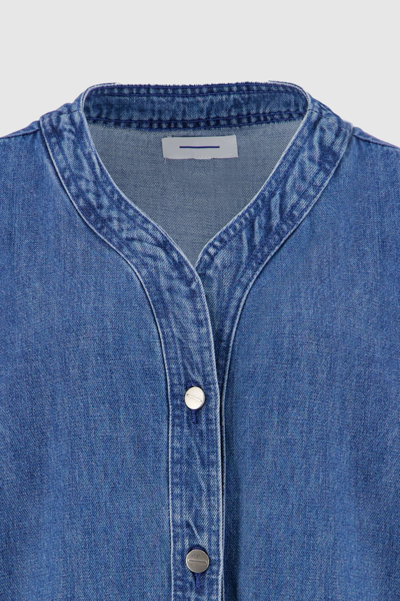 Baseball Shirt -Medium Stone Blue