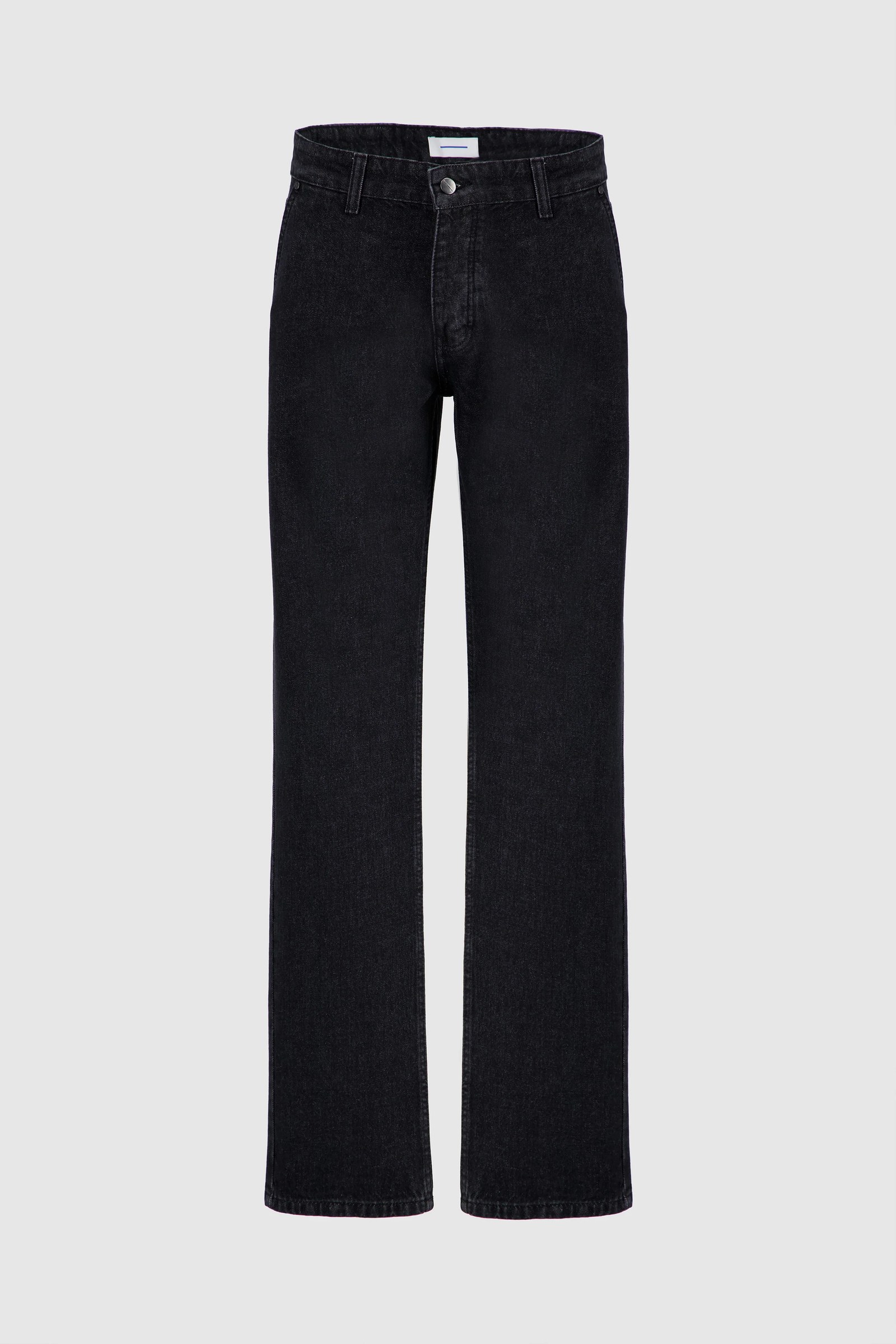 Men's Straight Leg Jeans -Black