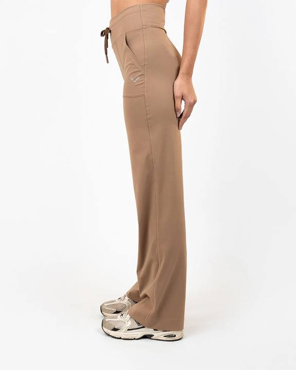 BFEERCE Straight Leg Yoga Pants Beige