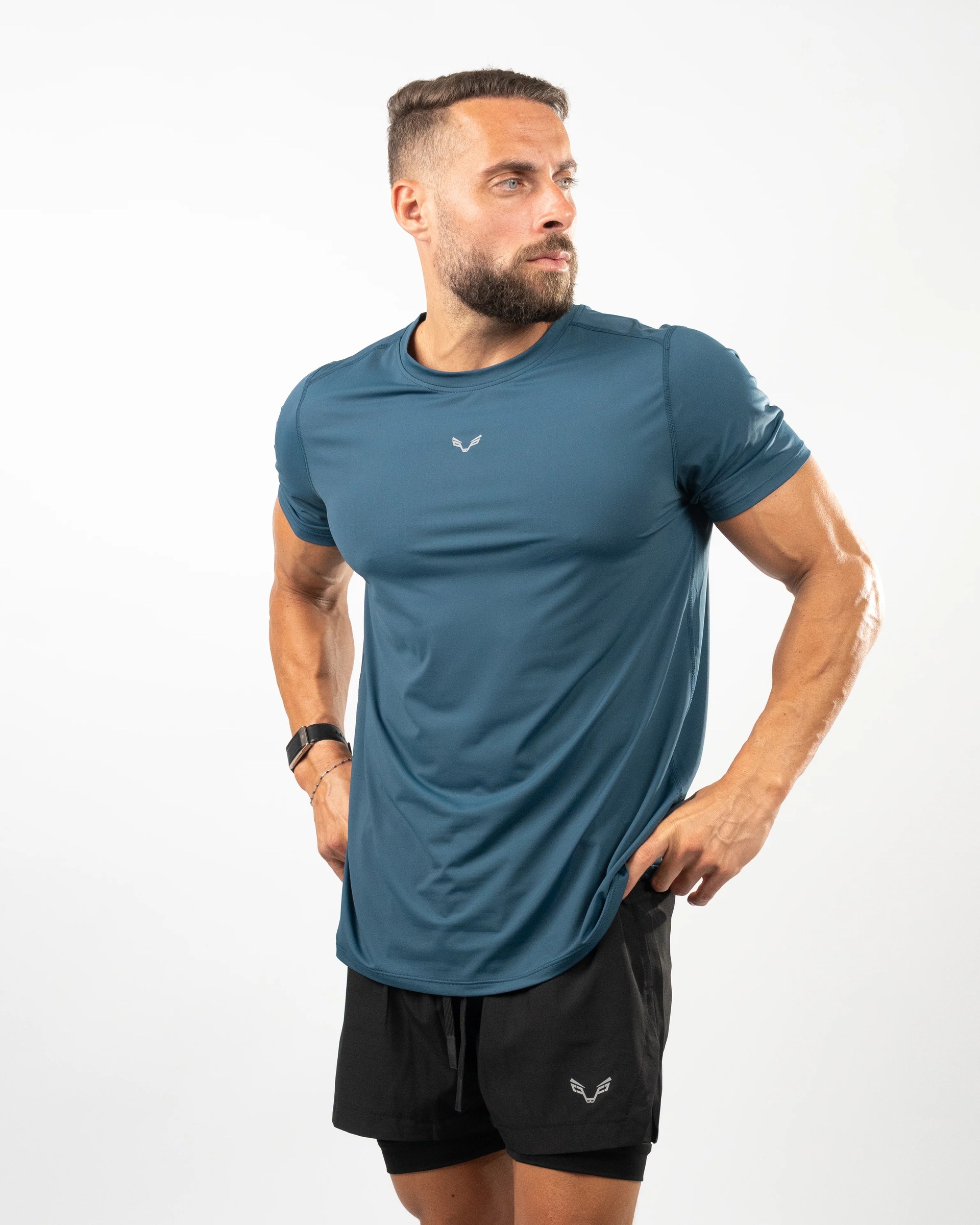 BFEERCE UltraFlex Performance Tee Blue