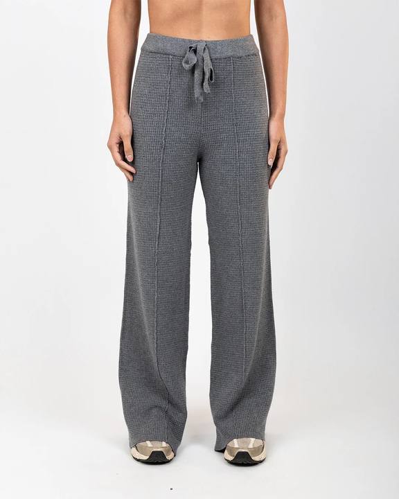 BFEERCE Waffle-Luxe Pants Grey