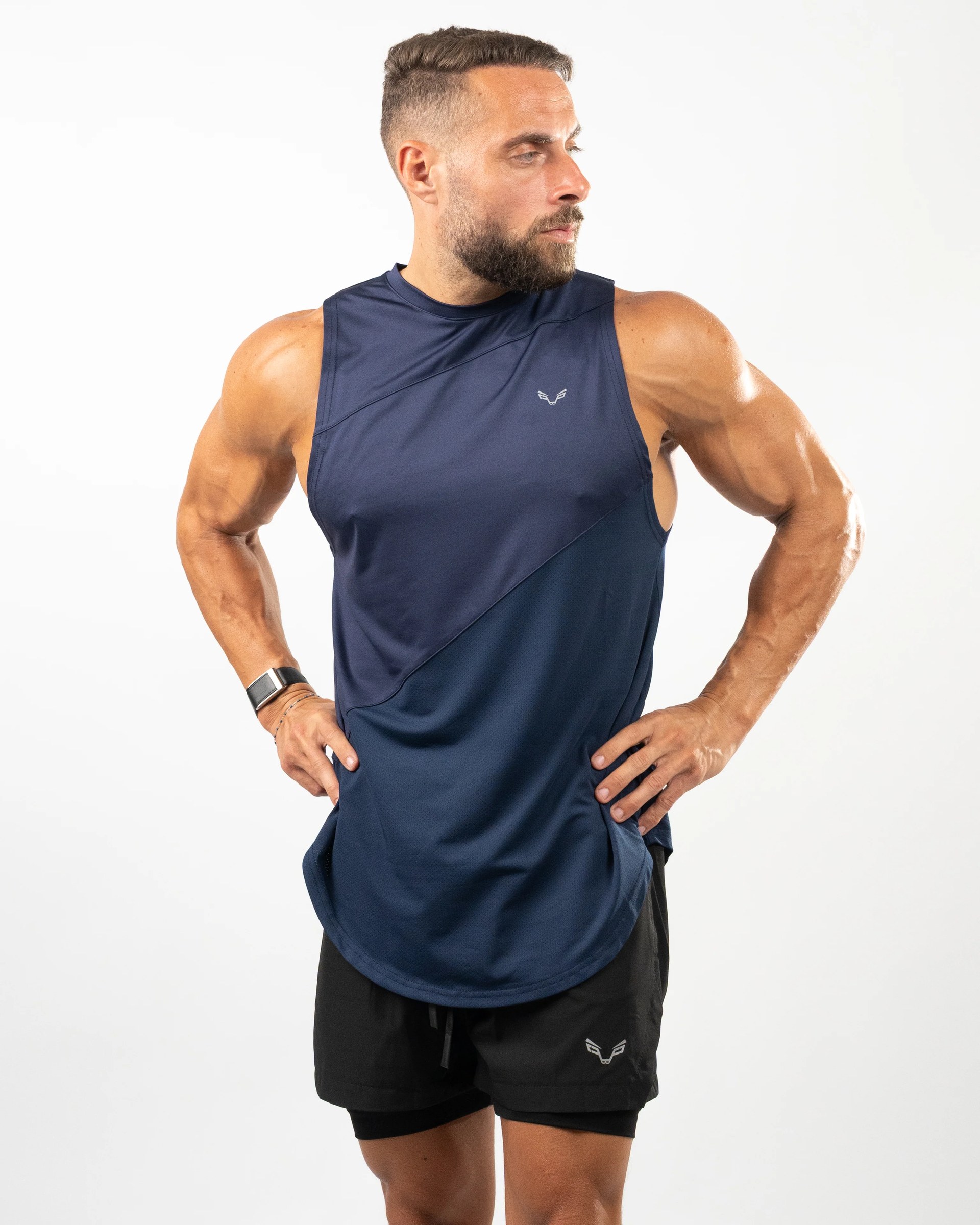 BFEERCE Apex Tank- Navy Blue