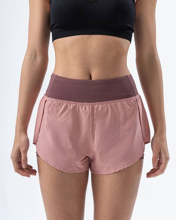 Women 2 in 1 shorts Pink