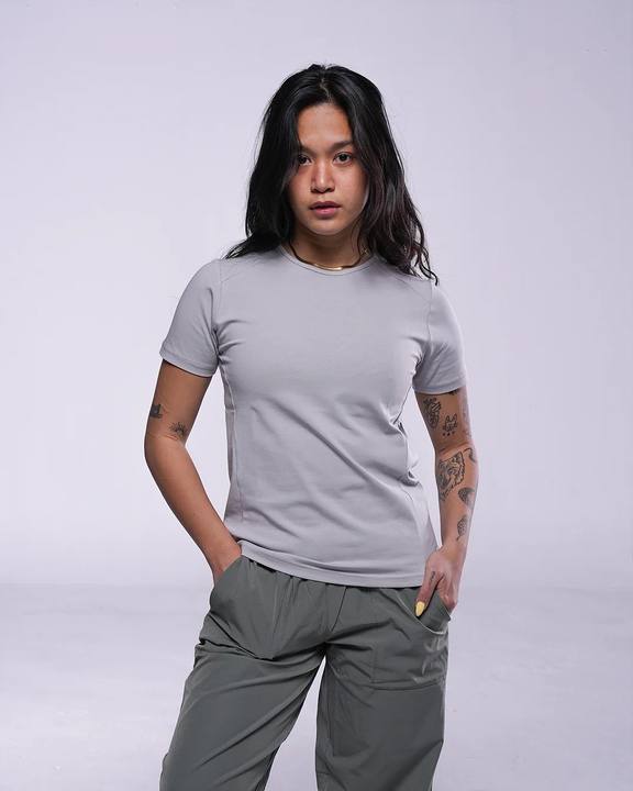 Light Grey Perfect Fit T-Shirt Women