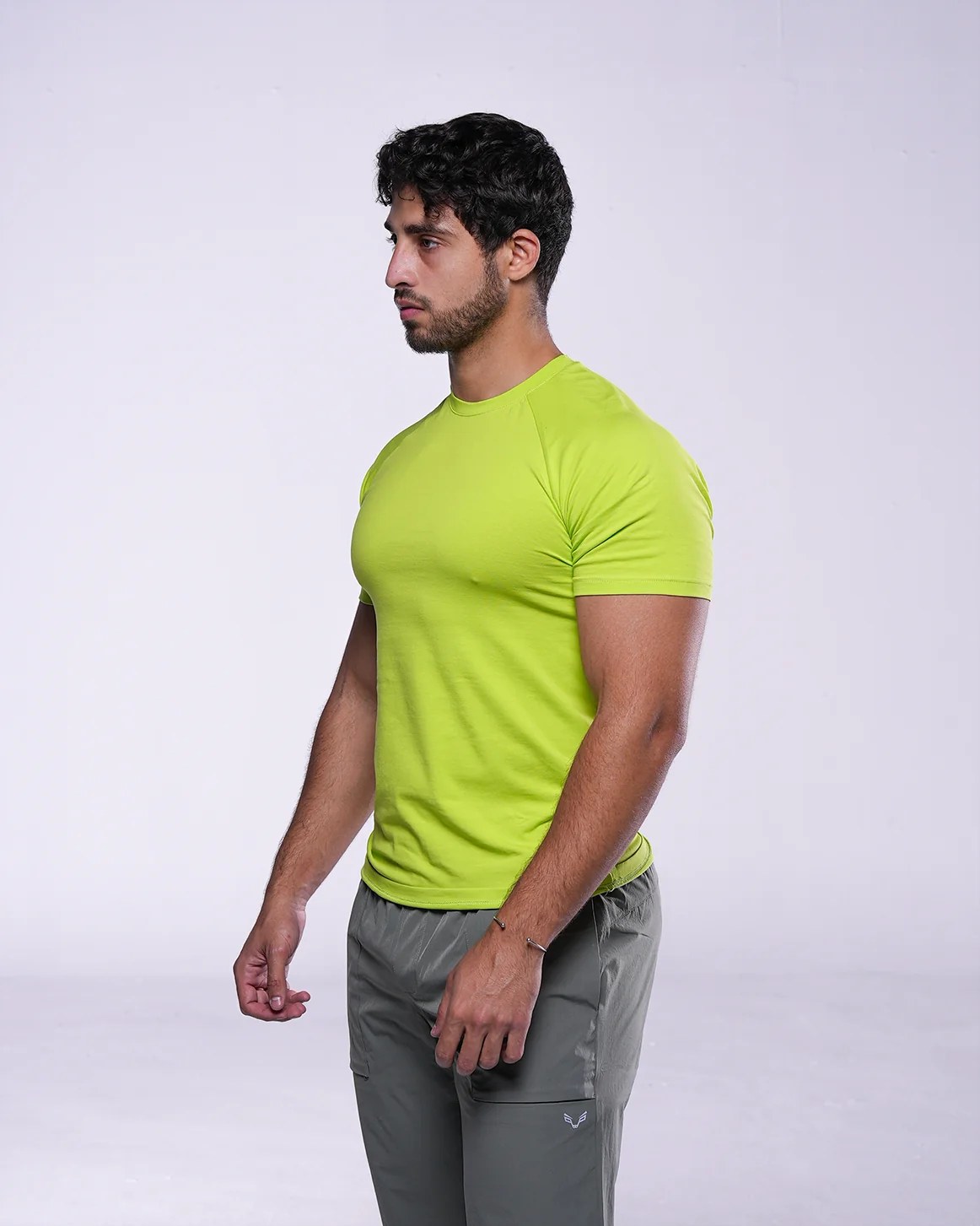 Lime Green Perfect Fit T-Shirt Men