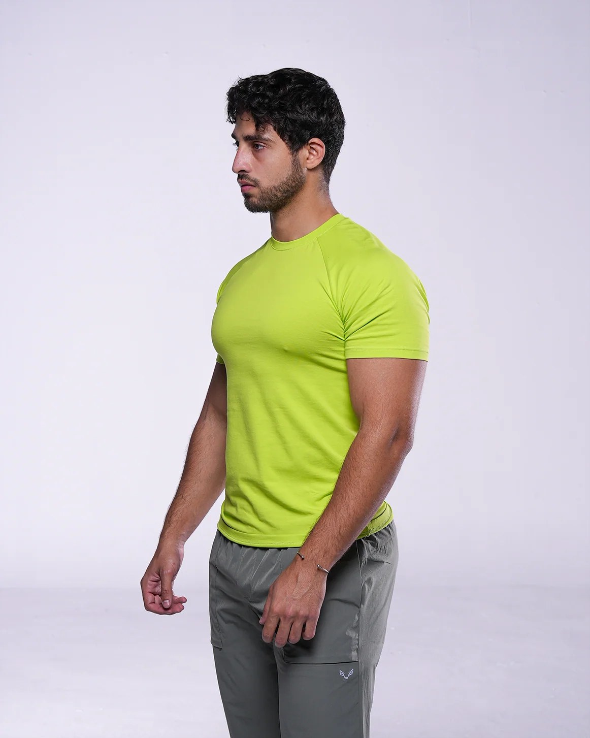 Lime Green Perfect Fit T-Shirt Men