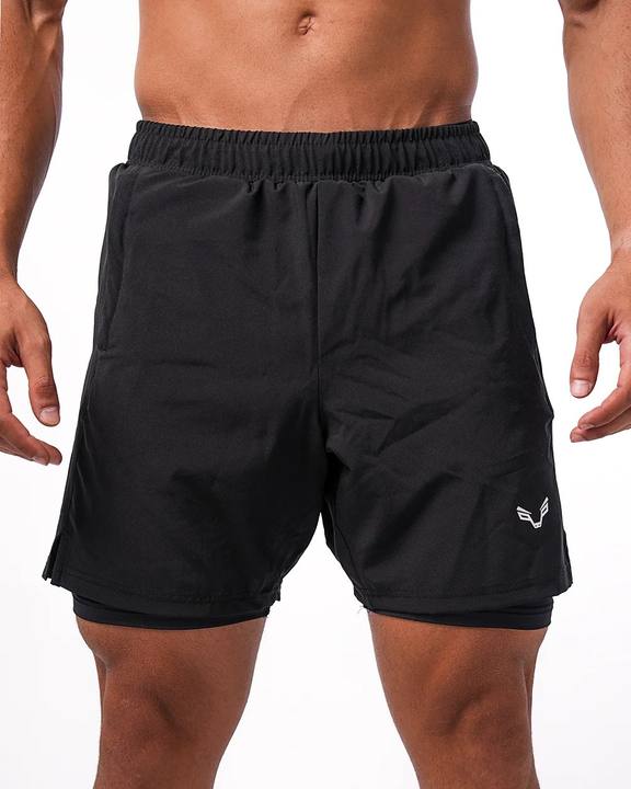Bfeerce 2 in 1 Shorts Black