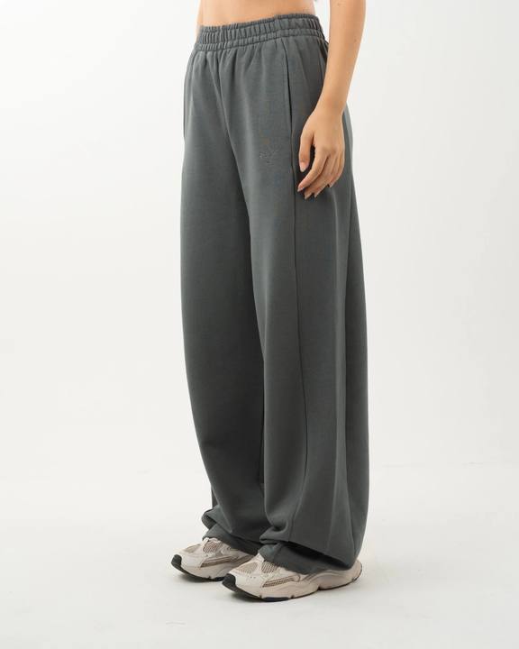 Womens Grey Essential Oversized Pants women