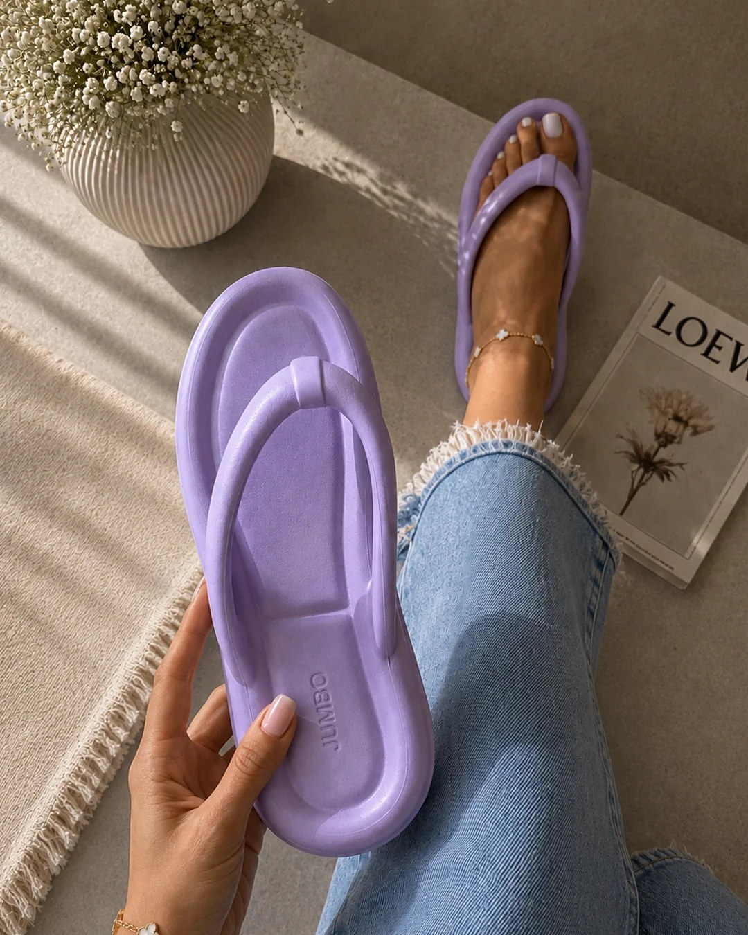 Cloud Flip Flop - Purple