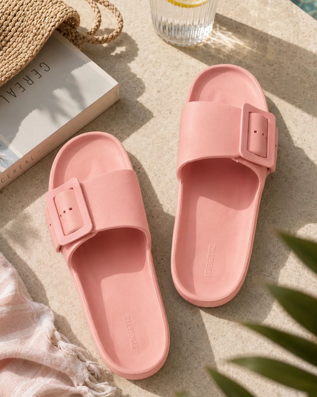 Classic Platform Slides - Peach