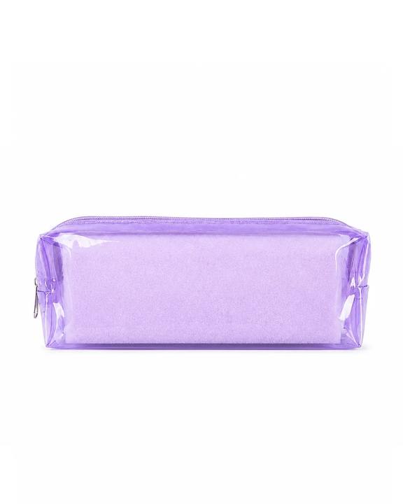 Neon Clear Pouch - Purple