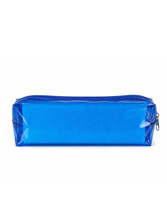 Neon Clear Pouch - Blue