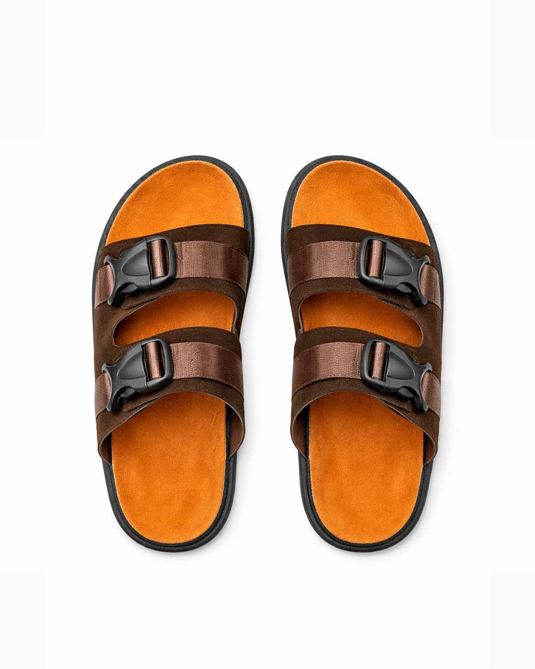 Men’s Nomad Strap Slides – Brown