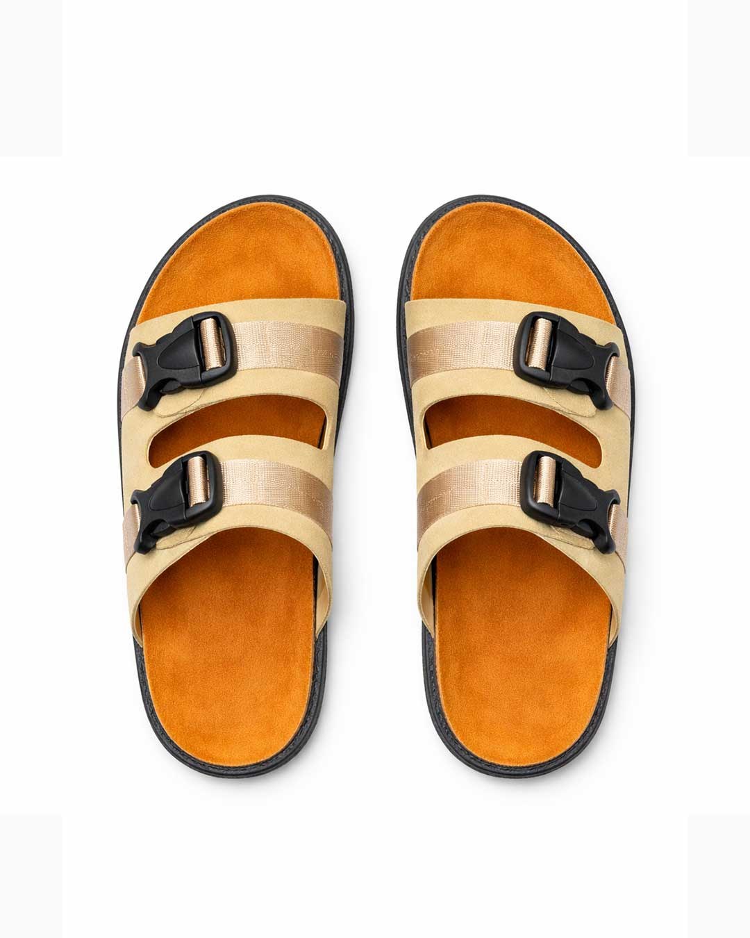 Men’s Nomad Strap Slides – Beige