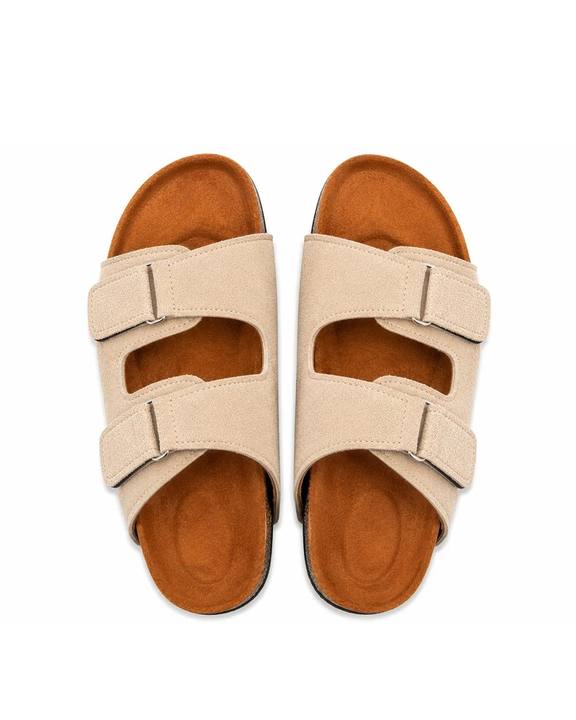 Adjustable Double Buckle Slides - Beige