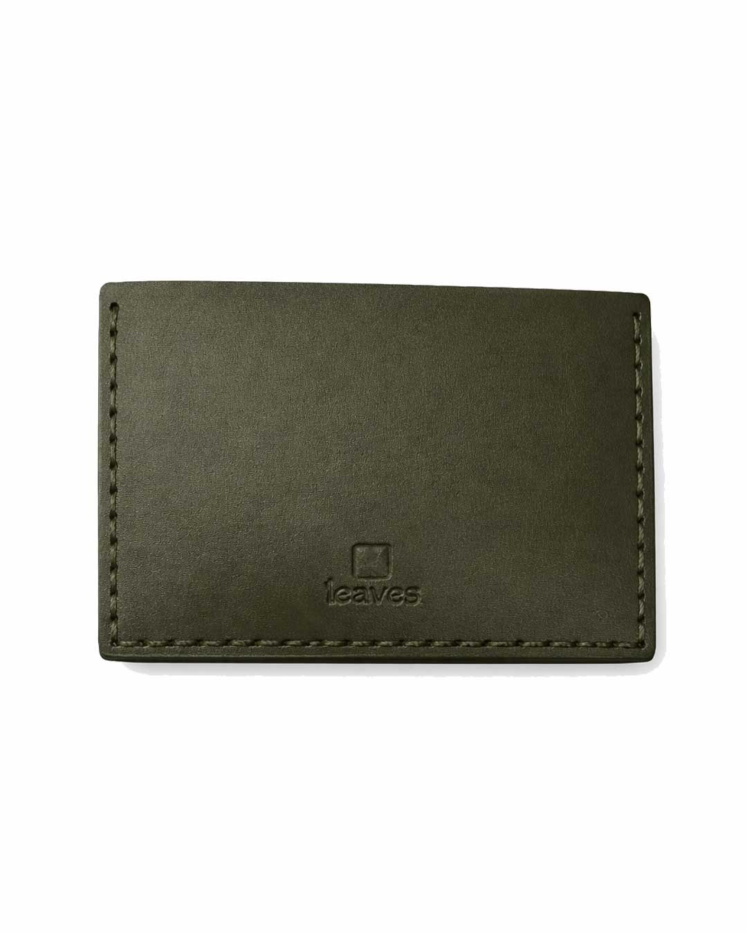 Forest Moss - Leather Card Holder