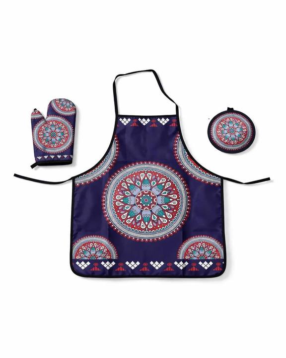 Purple Mandela Cooking Set (Set of 3)
