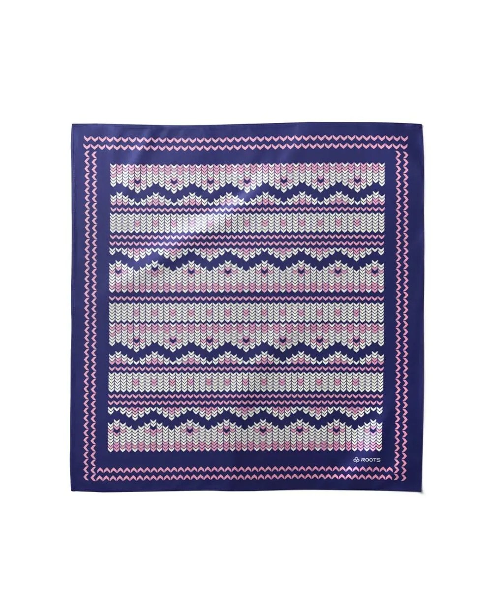 Midnight Knit - Silk Satin Scarf