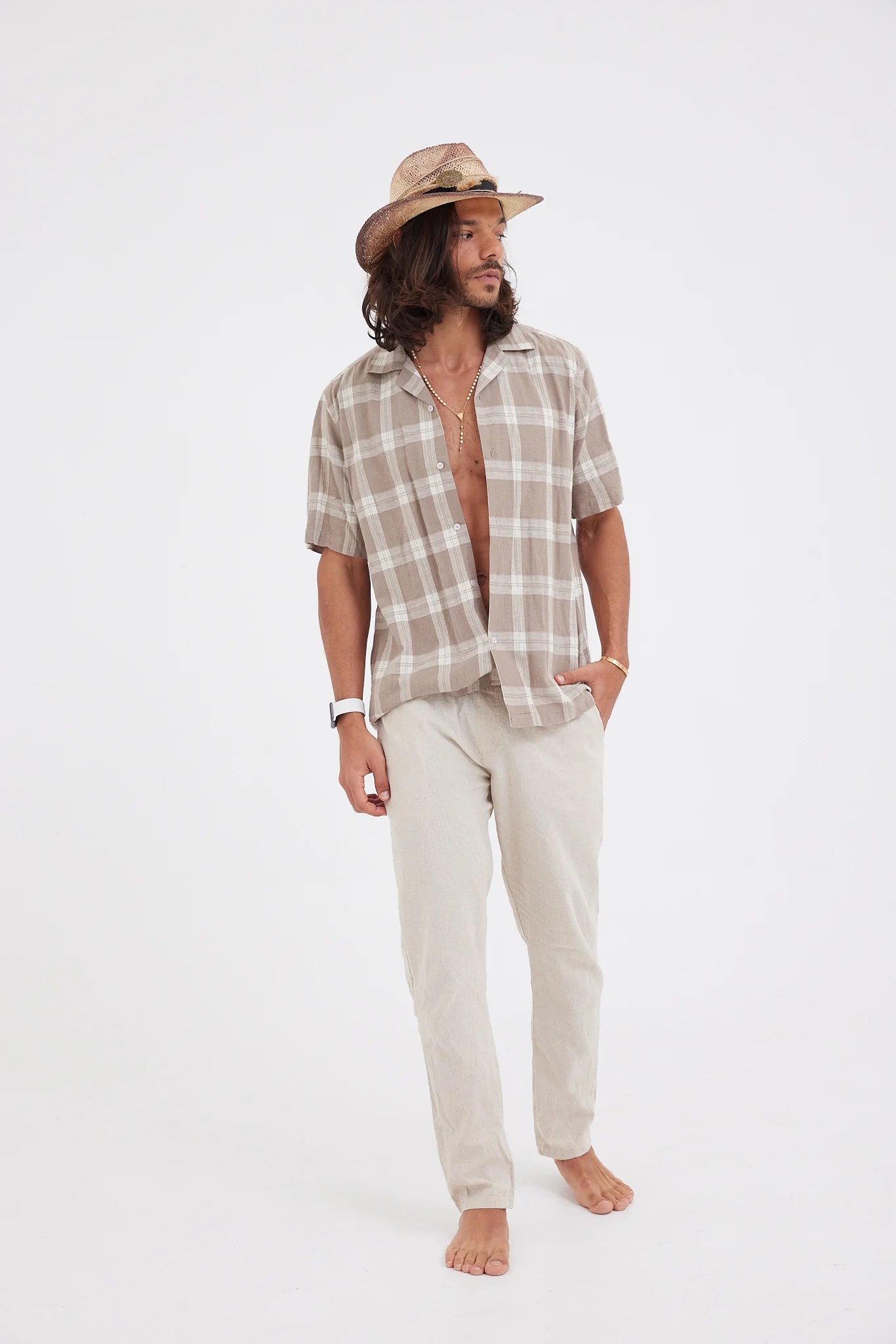 The patterned brown