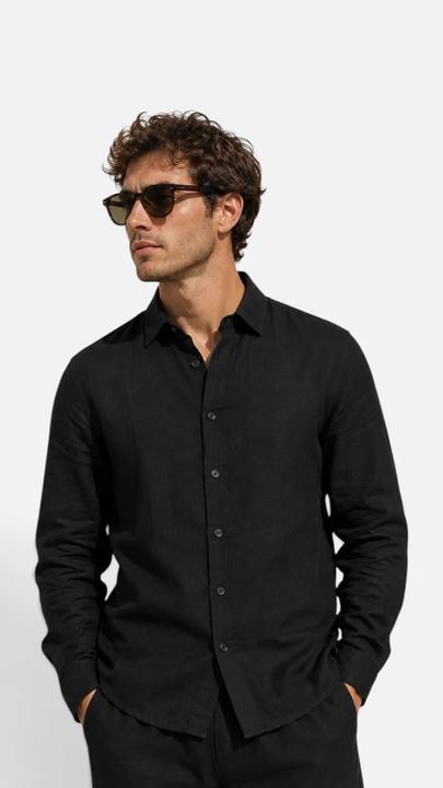Black Linen shirt