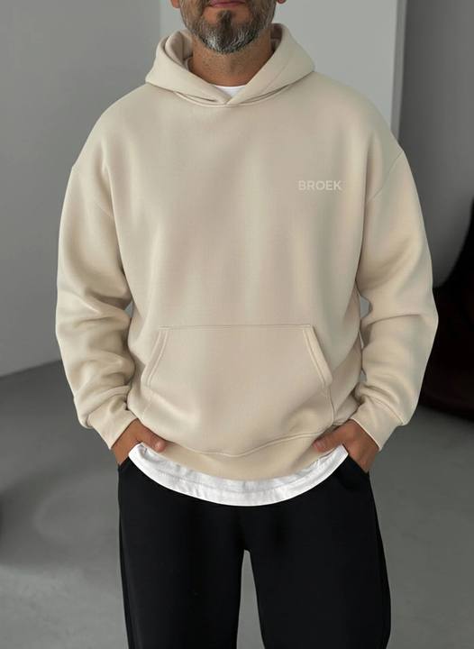 Oversized Hoodie - Beige