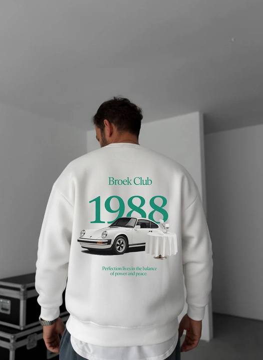Broek Club 1988 Crewneck - White
