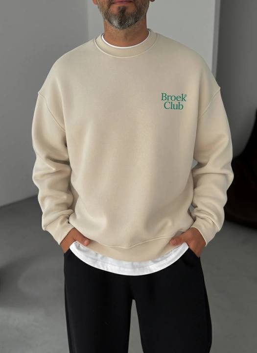 Broek Club 1988 Crewneck - Beige
