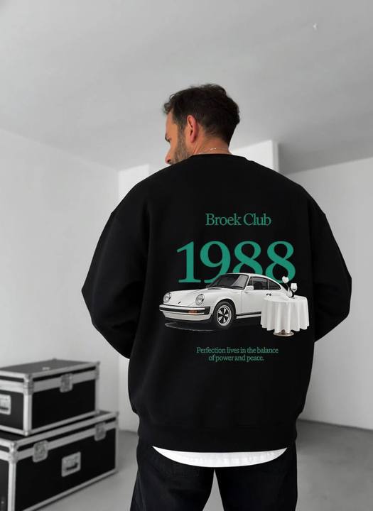 Broek Club 1988 Crewneck - Black