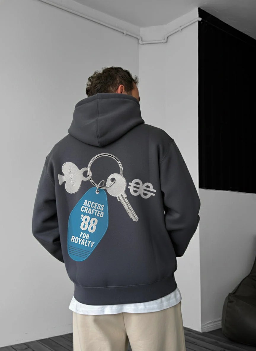 Access Granted 88 Hoodie - Smoked