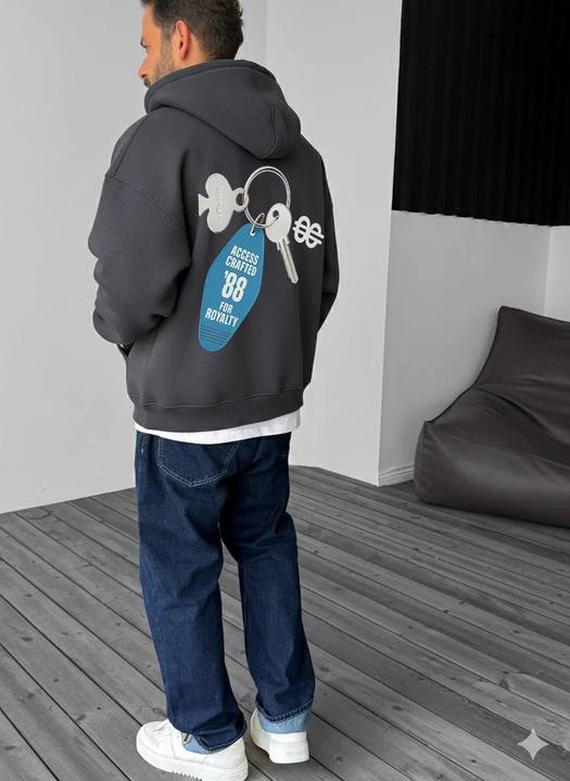 Access Granted 88 Hoodie - Smoked
