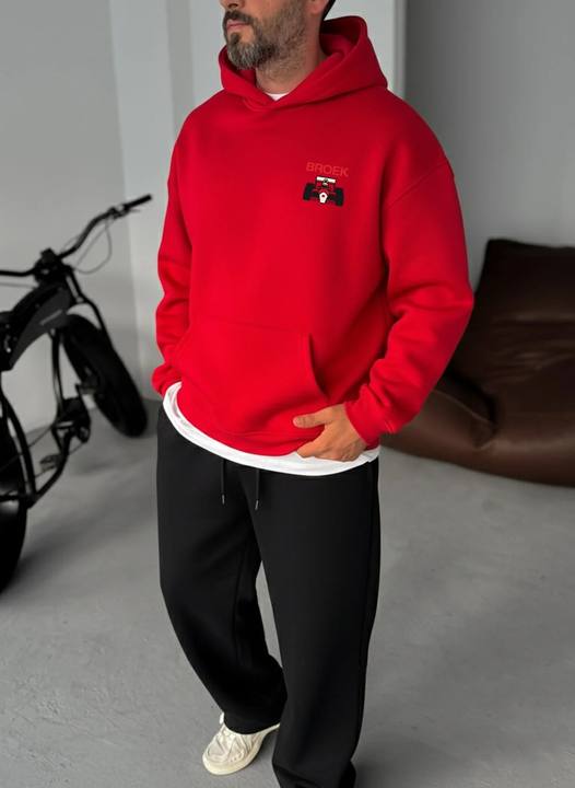 Monte-Carlo Racing Hoodie - Red