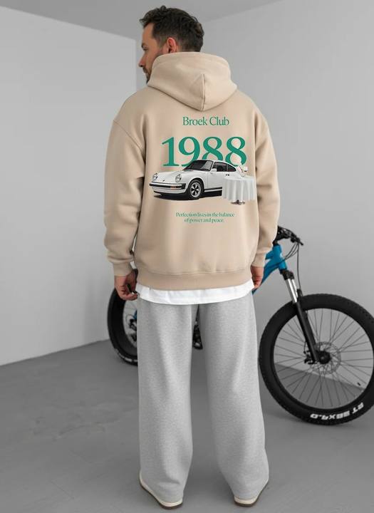 Broek Club 1988 Hoodie - Beige