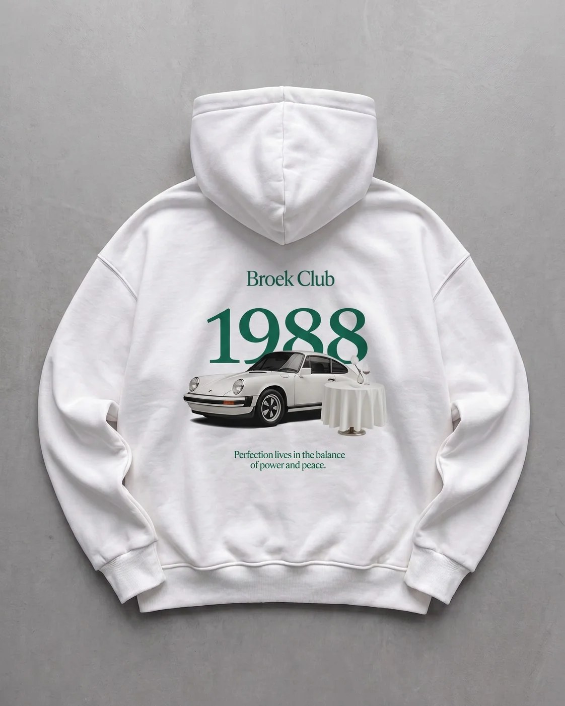 Broek Club 1988 Hoodie - White
