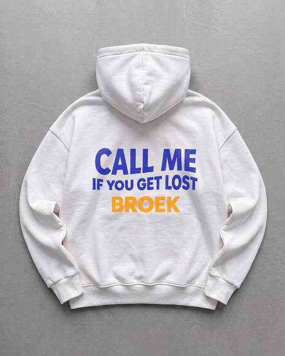 Call Me If You Get Lost Hoodie - White