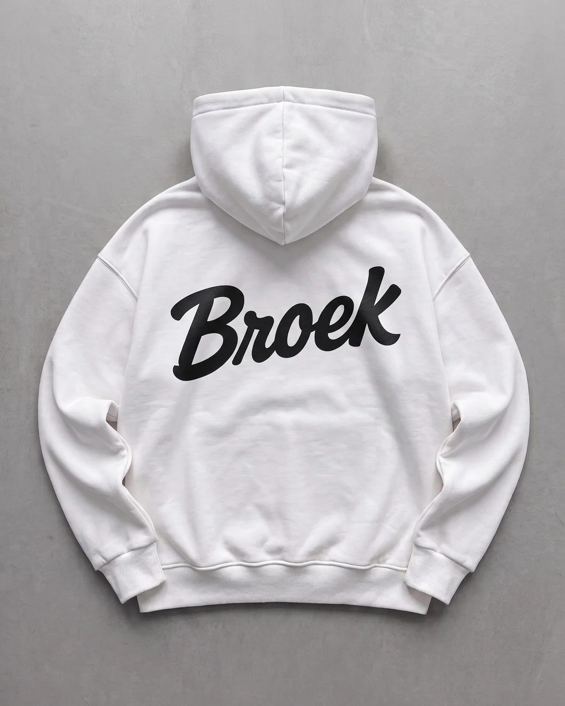Broek Signature Hoodie - White