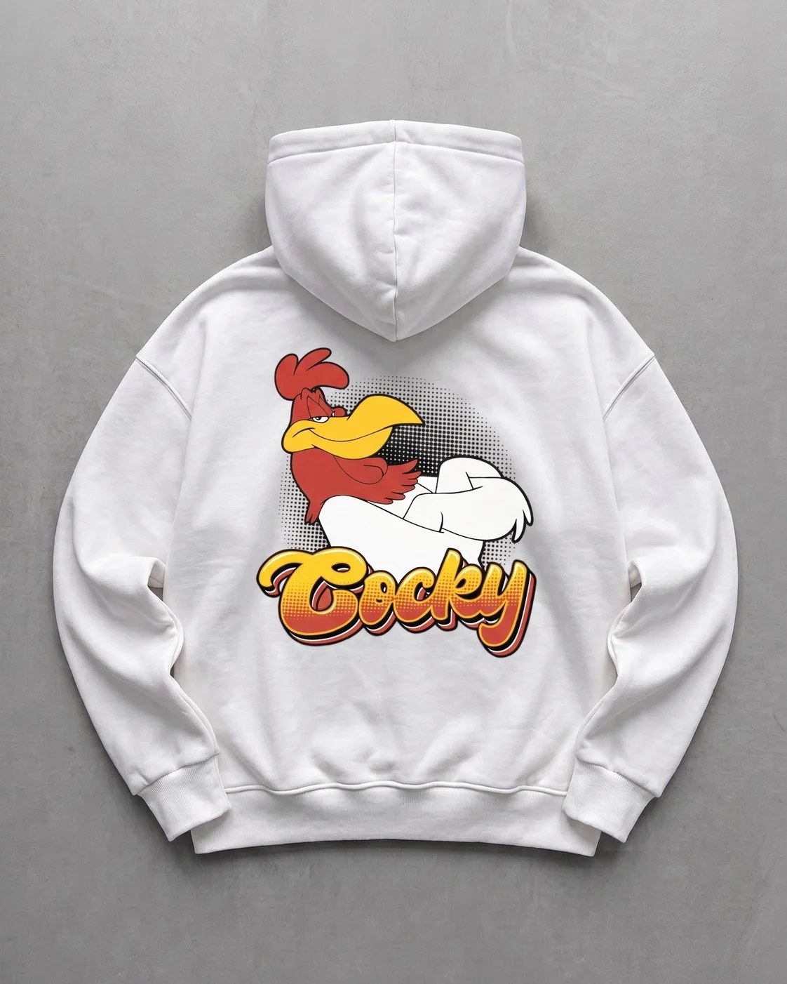 Off-White "cocky" Printed Oversize Hoodie