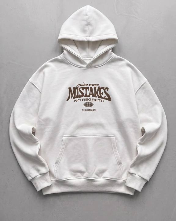 Off-White "Mistakes" Printed Oversize Hoodie