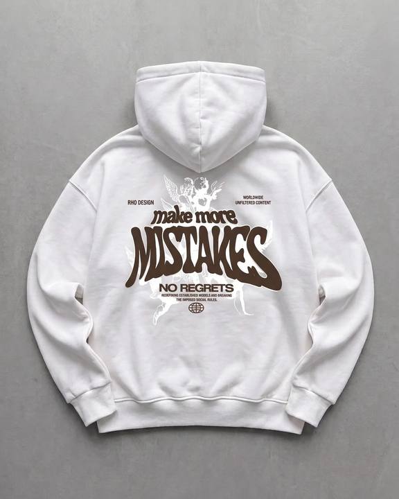 Off-White "Mistakes" Printed Oversize Hoodie