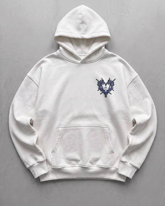 Off-White "Affection" Printed Oversize Hoodie