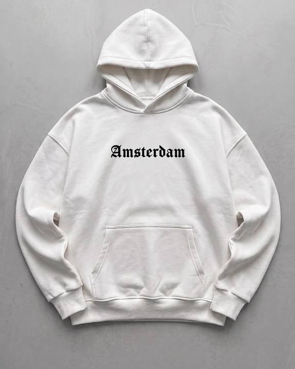 Off-White "Amsterdam" Printed Oversize Hoodie