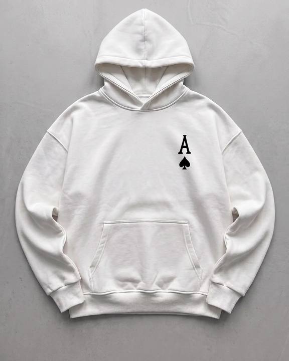 Off-White "Ace" Printed Oversize Hoodie