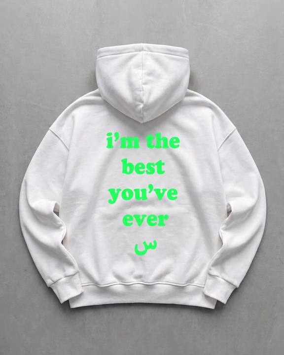 Off-White "Exceptional" Printed Oversize Hoodie