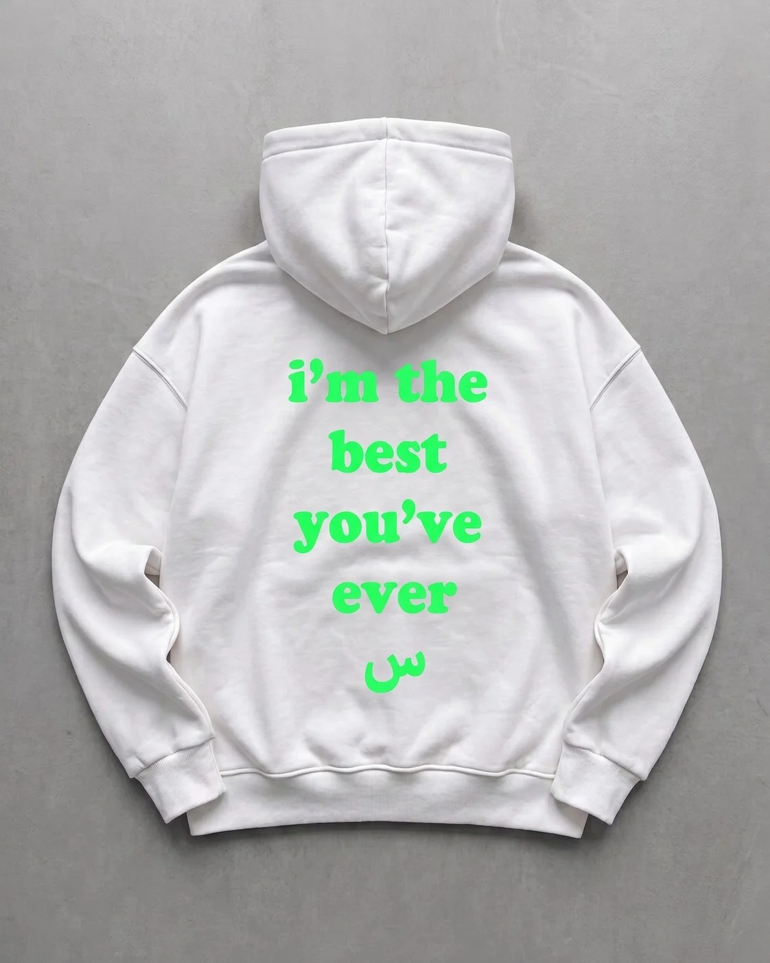 Off-White "Exceptional" Printed Oversize Hoodie