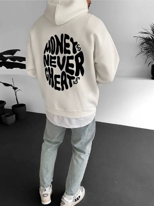 Off-White "Money Integrity" Printed Oversize Hoodie