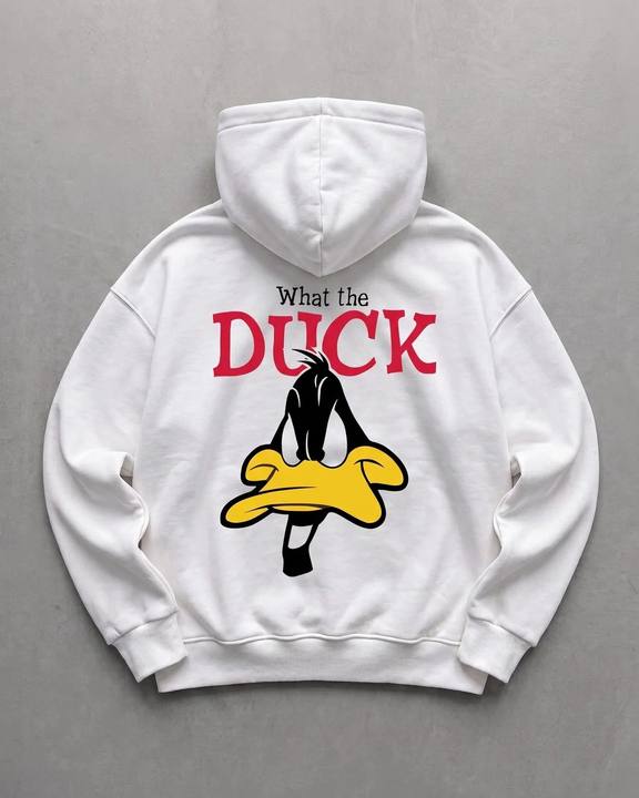 Off-White "What's the duck" Printed Oversize Hoodie