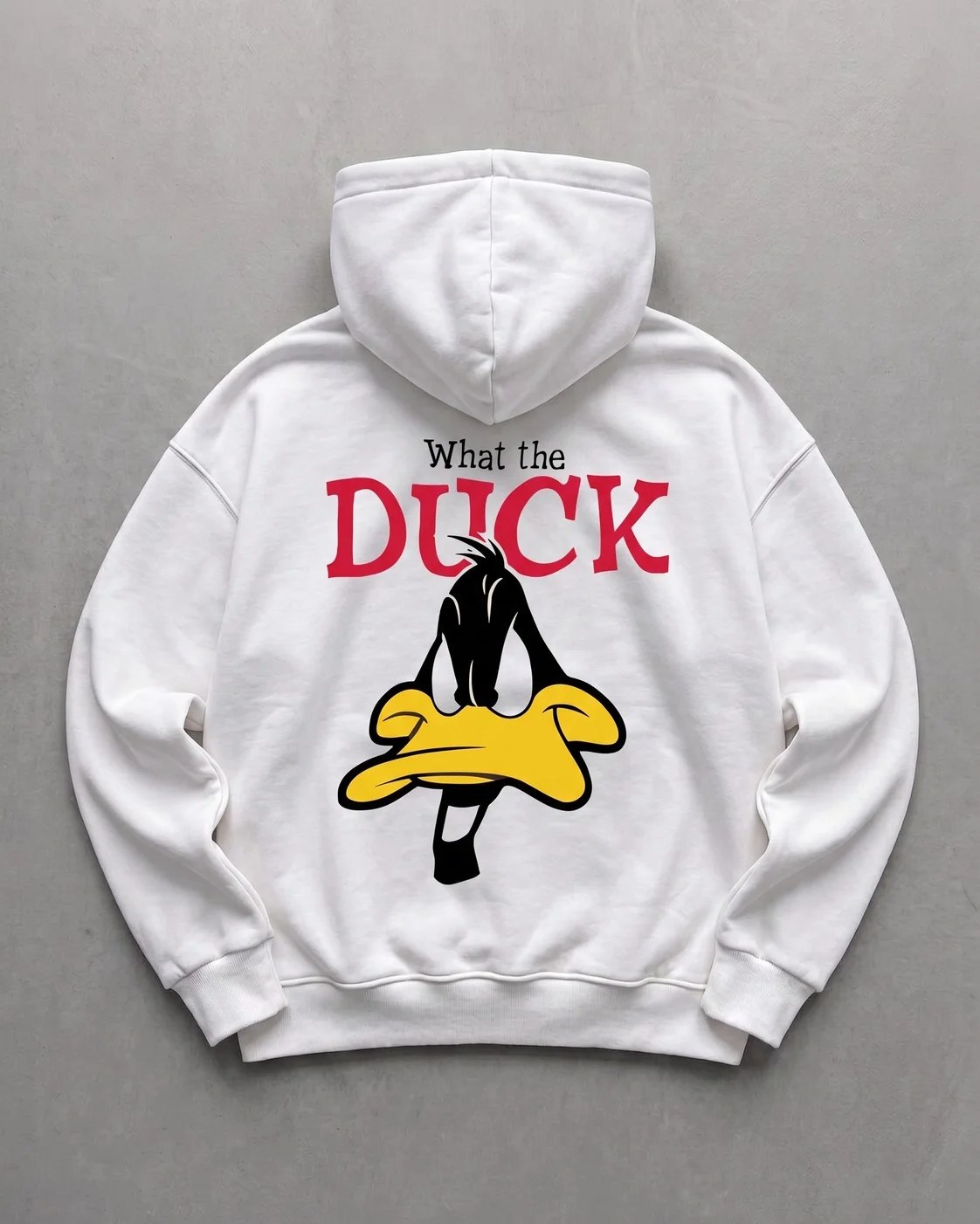 Off-White "What's the duck" Printed Oversize Hoodie