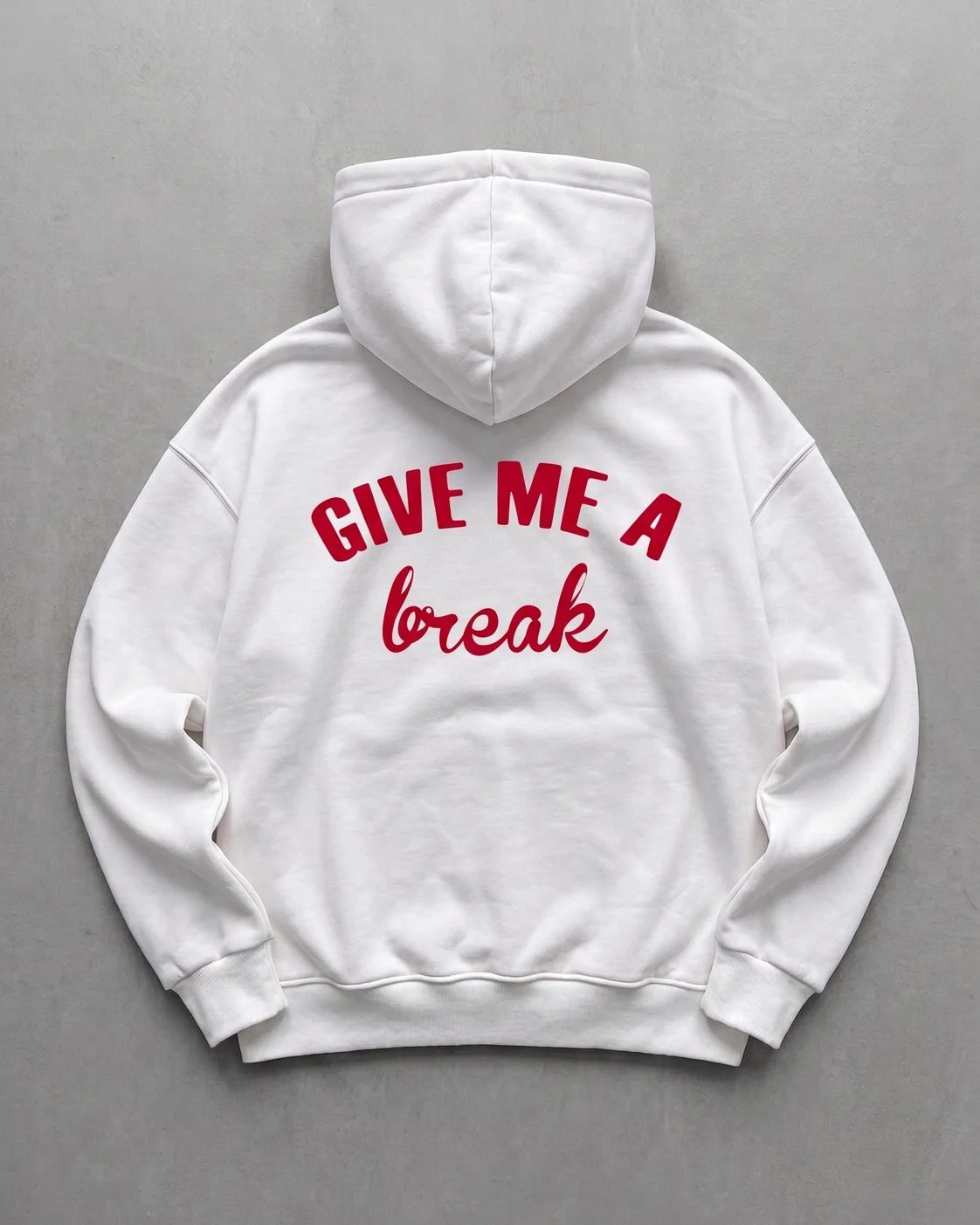 Off-White "Break" Printed Oversize Hoodie